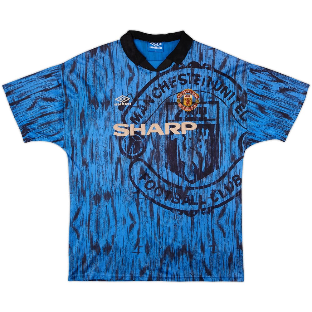 1992-93 Manchester United Away Shirt - 3/10 - (XL)