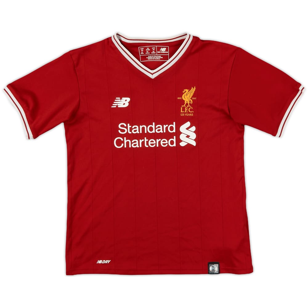 2017-18 Liverpool 125 Years Home Shirt - 8/10 - (4-5 Years)