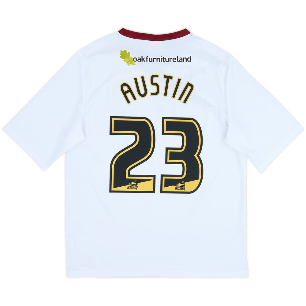 Camiseta de visitante de Burnley 2013-14 Austin #23 - 6/10 - (L)