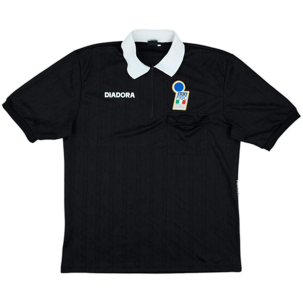 1990s Italy FIGC Diadora Referee Shirt - 9/10 - (XL)