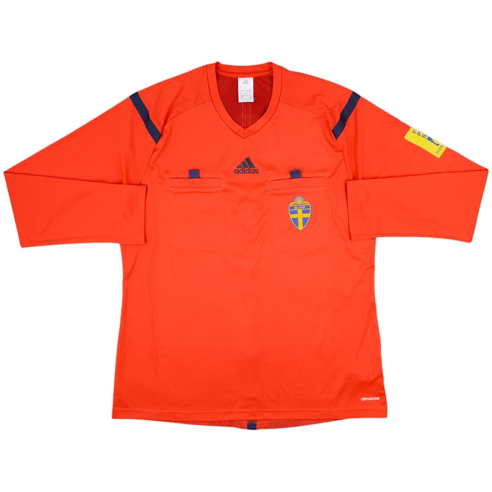 2014-15 Swedish FA adidas Referee L/S Shirt - 10/10 - (XL)