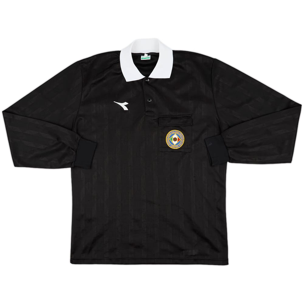 1990s Italy FIGC Diadora Referee L/S Shirt - 9/10 - (XL)