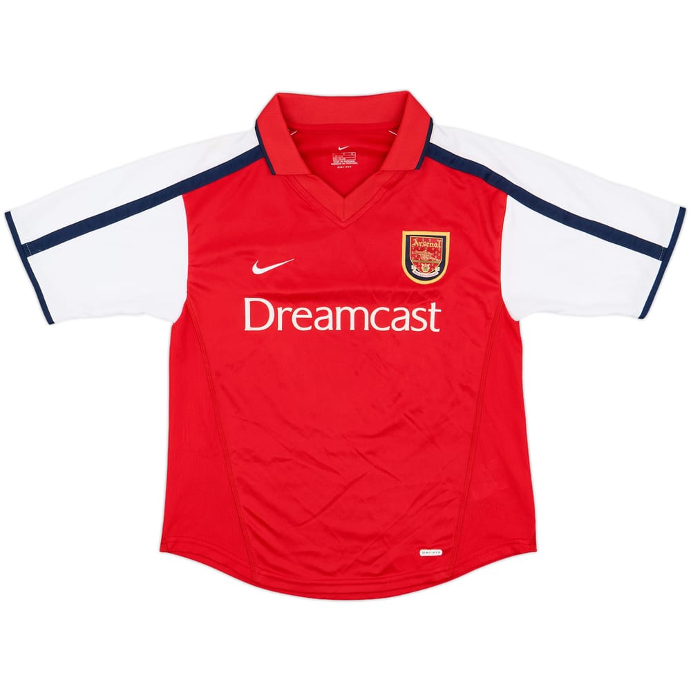 2000-02 Arsenal Home Shirt - 8/10 - (L.Boys)