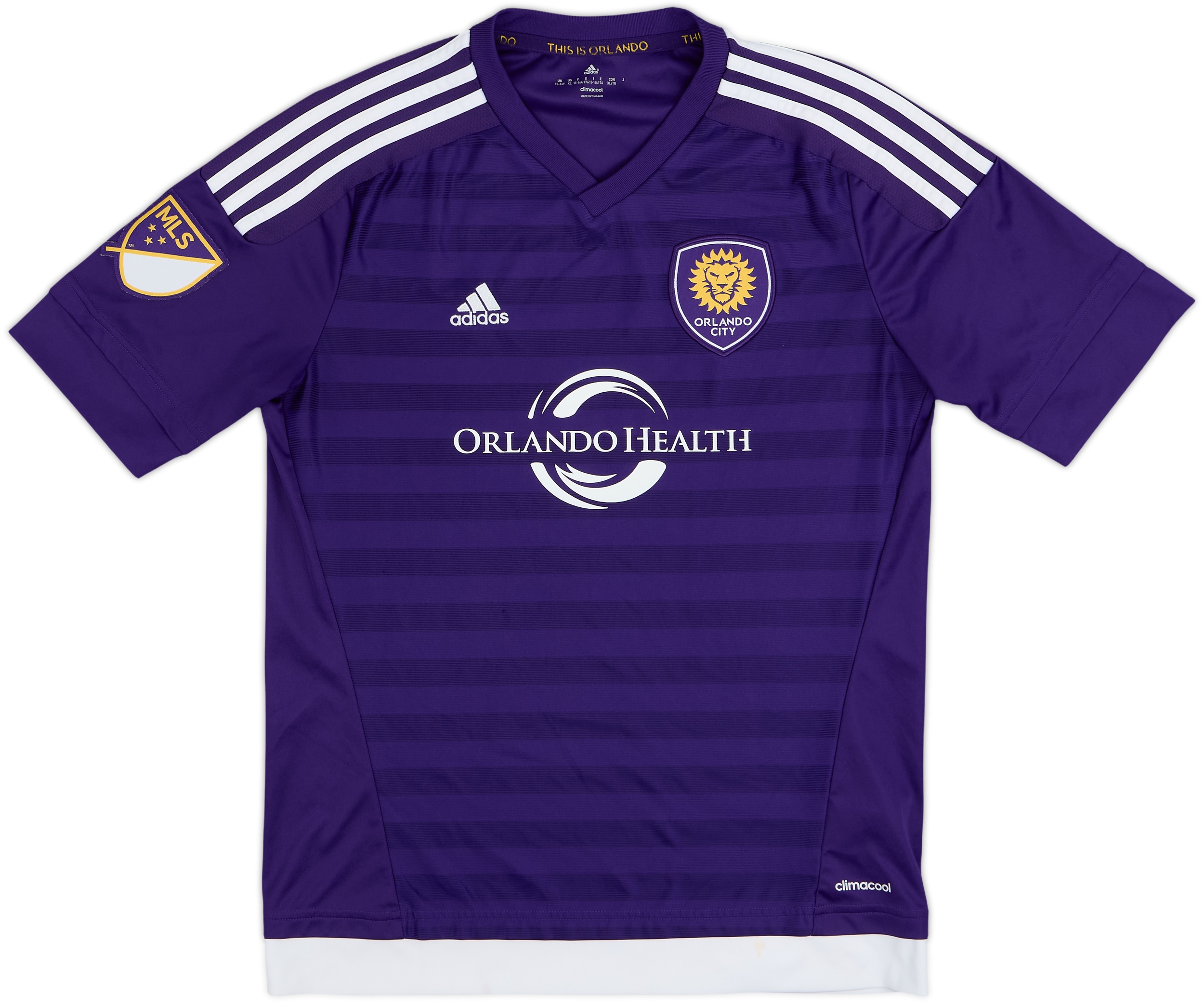 2016 Orlando City Home Shirt - 8/10 - (XL.Boys)