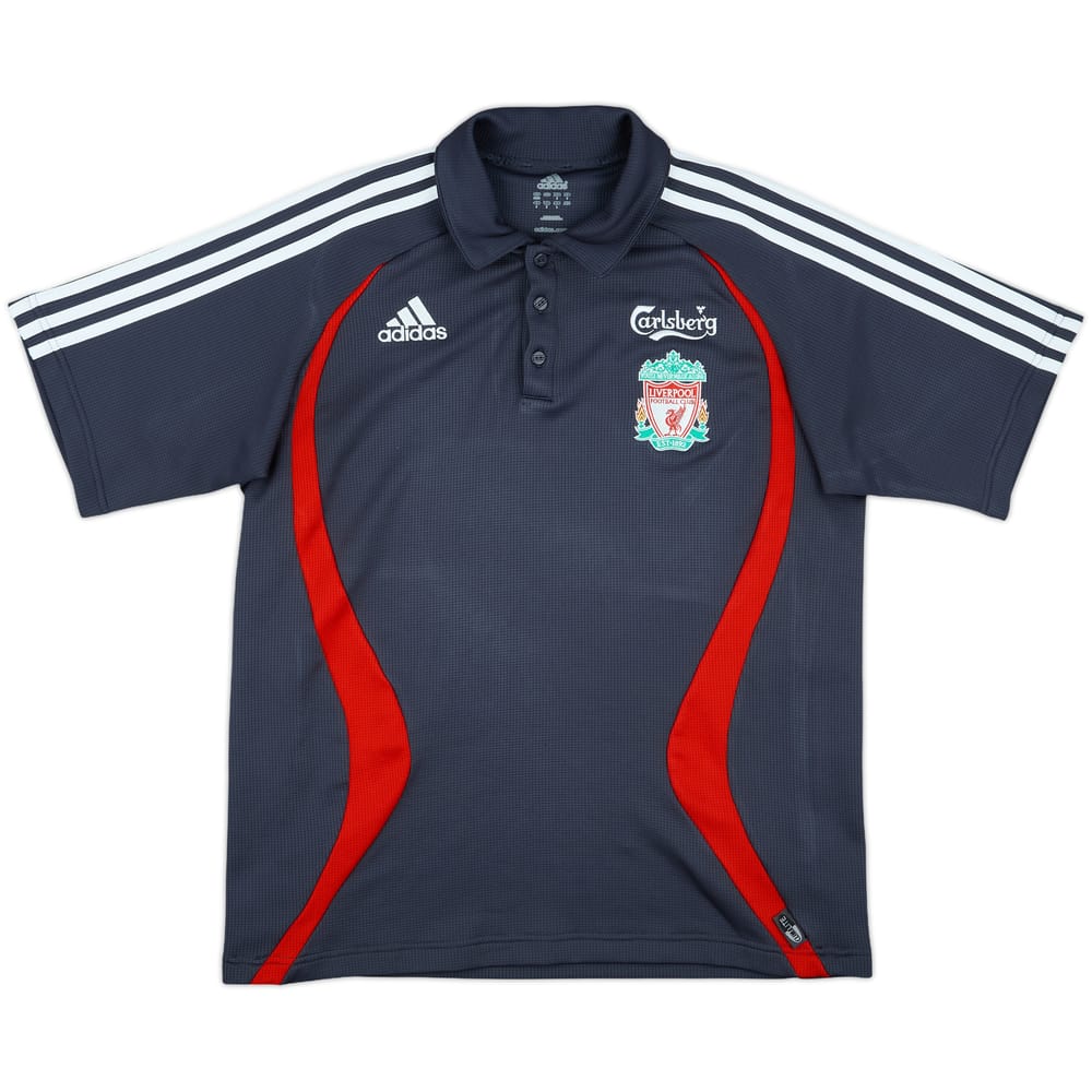 2006-07 Liverpool adidas Polo Shirt - 8/10 - (M)