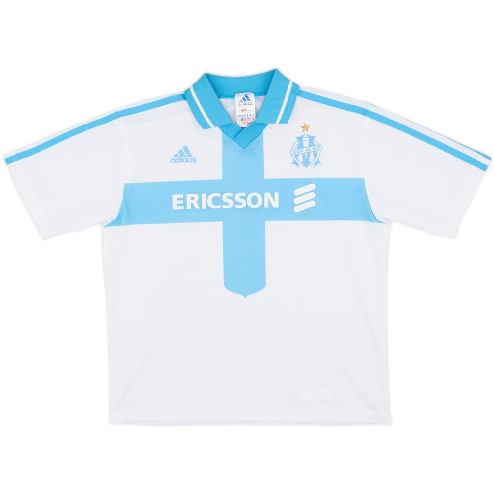 2000-01 Olympique Marseille Home Shirt - 6/10 - (M.Boys)