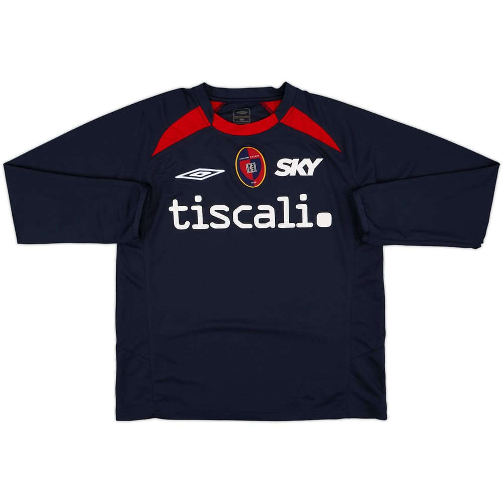 2007-08 Cagliari Umbro Training L/S Shirt - 4/10 - (M)