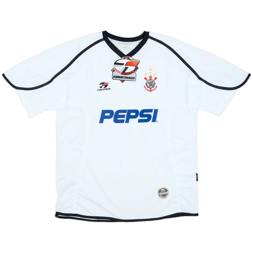 2001 Corinthians Home Shirt #10 (XL)