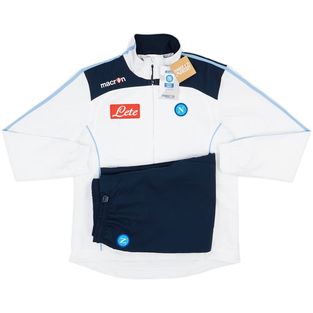 2009-10 Napoli Macron Full Tracksuit (M)