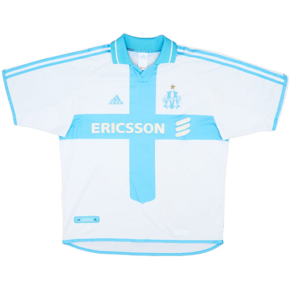 2000-01 Olympique Marseille Home Shirt - 7/10 - (L)