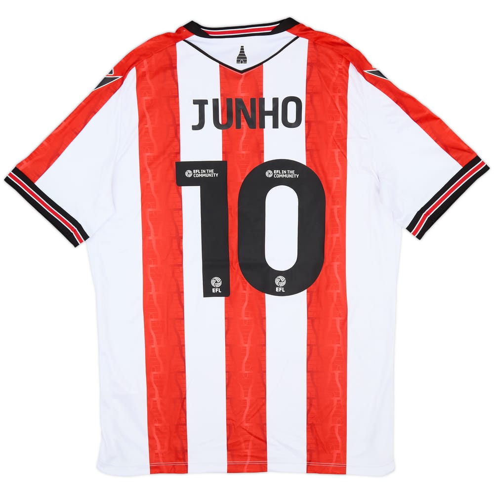 2024-25 Stoke City Home Shirt Junho #10 - 7/10 - (L)