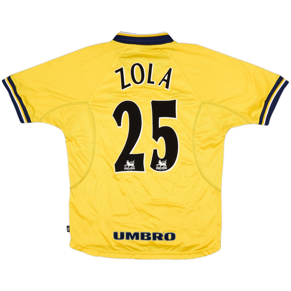 1998-00 Chelsea Third Shirt Zola #25 - 9/10 - (M)