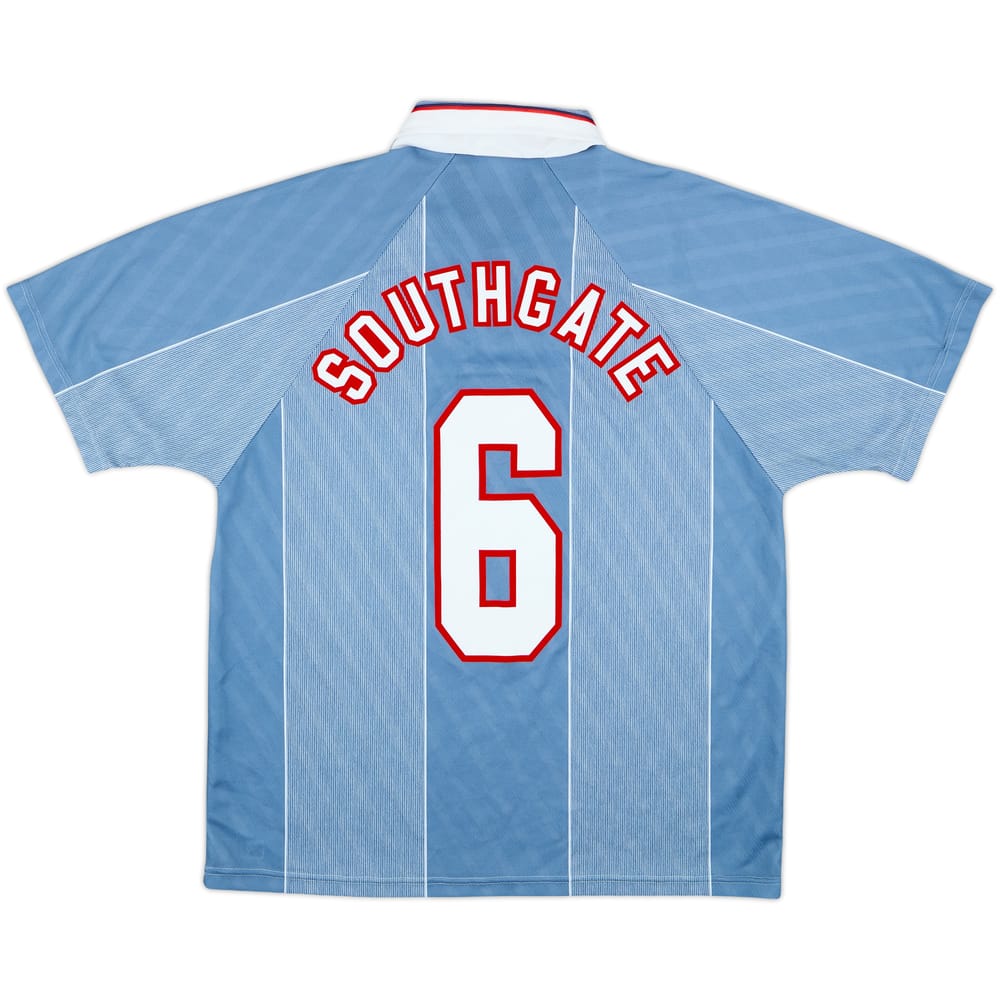Camiseta de visitante de Inglaterra 1996-97 Southgate #6 - 9/10 - (L)