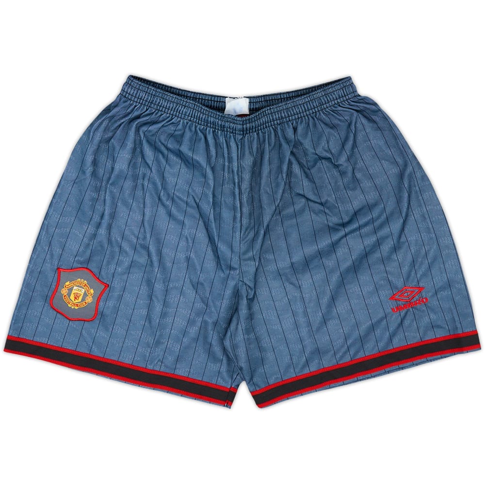 1995-96 Manchester United Away Shorts - 9/10 - (XL)