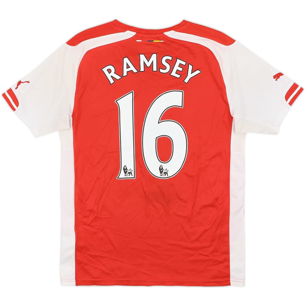 2014-15 Arsenal Home Shirt Ramsey #16 - 5/10 - (S)