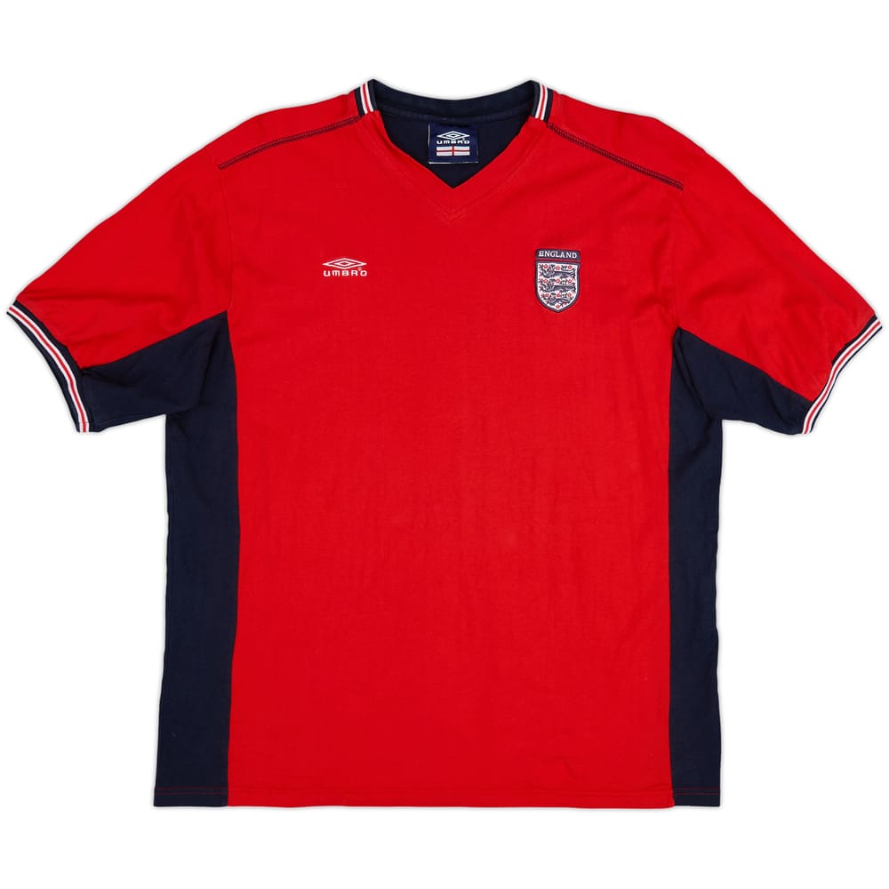 2002-04 England Umbro Cotton Tee - 8/10 - (XL)