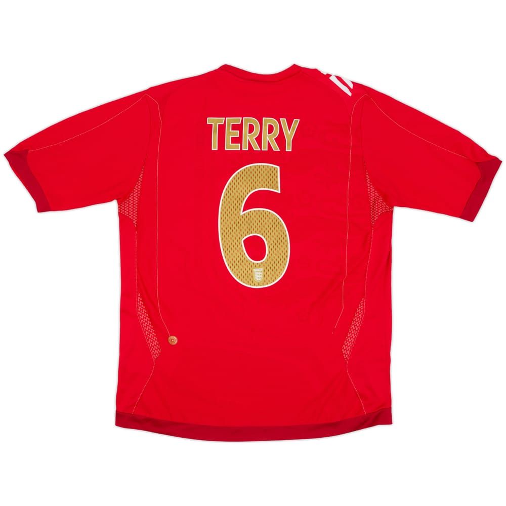 2006-08 England Away Shirt Terry #6 - 8/10 - (L)