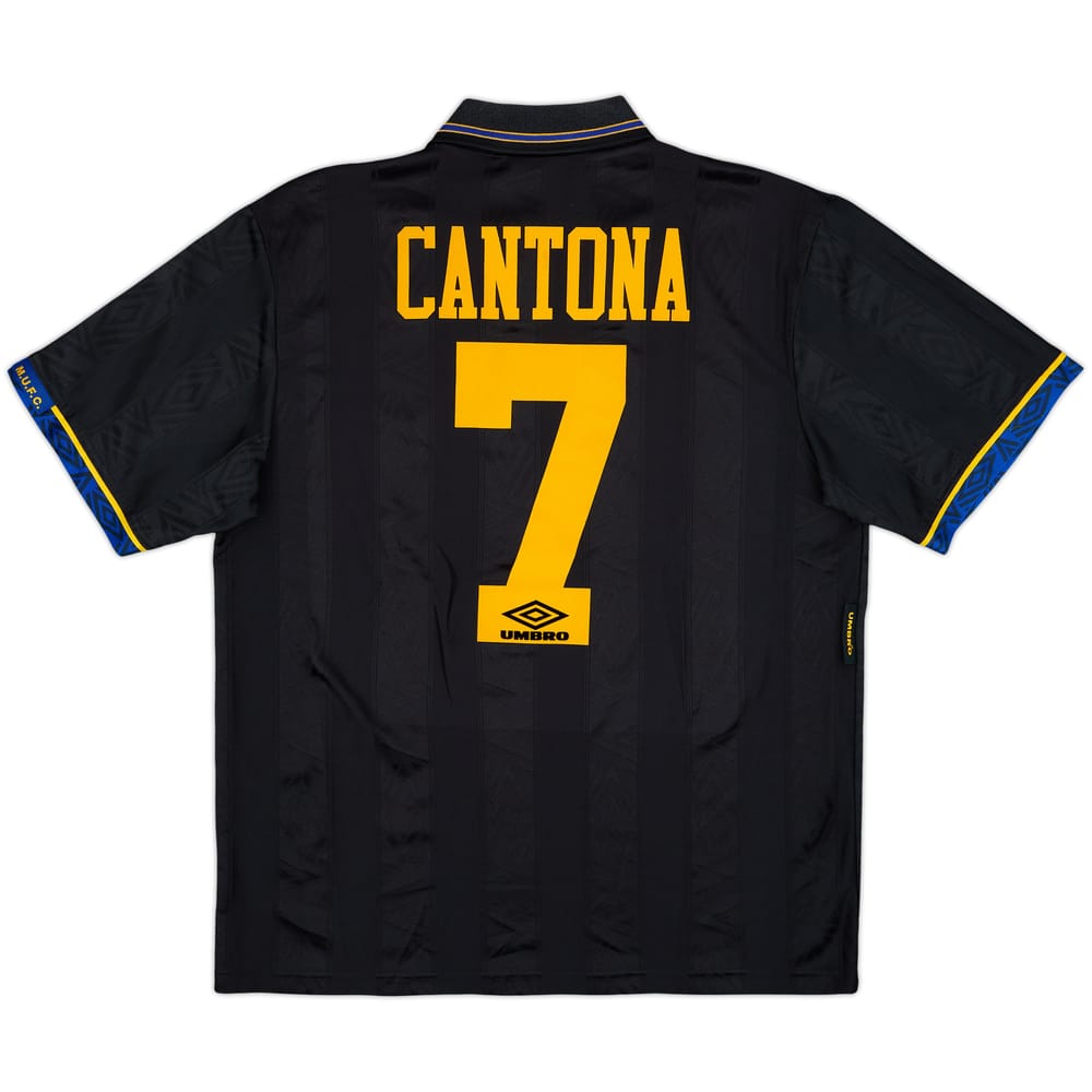 1993-95 Manchester United Away Shirt Cantona #7 - 8/10 - (L)