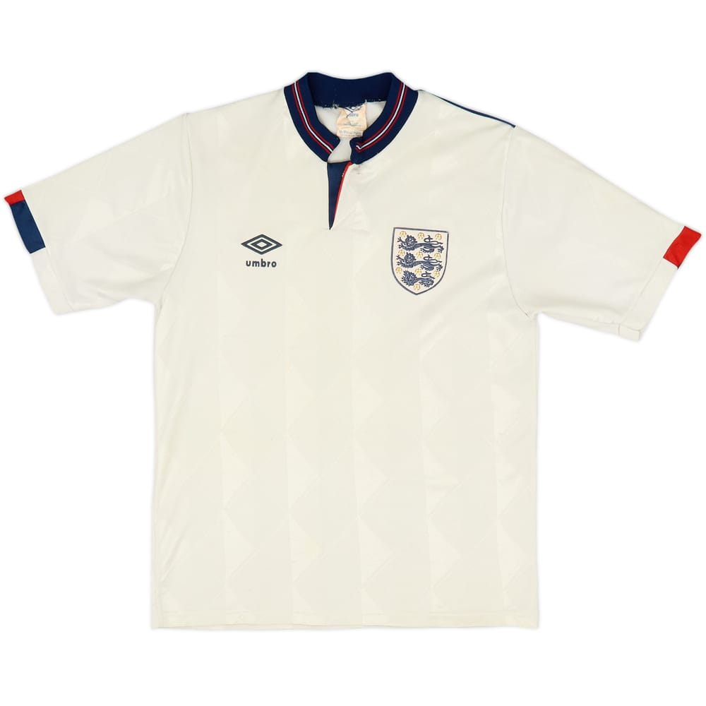 1987-90 England Home Shirt - 7/10 - (S)