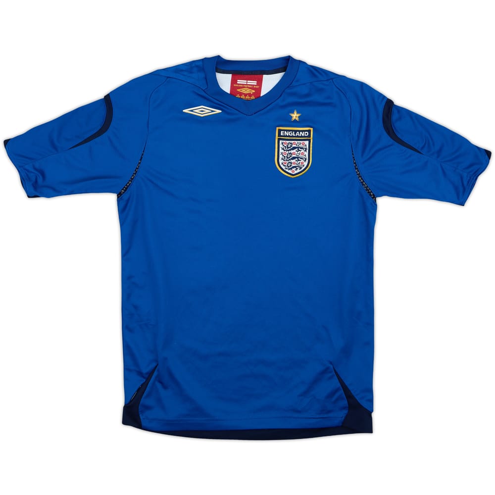 2006-08 England GK S/S Shirt - 9/10 - (L.Boys)