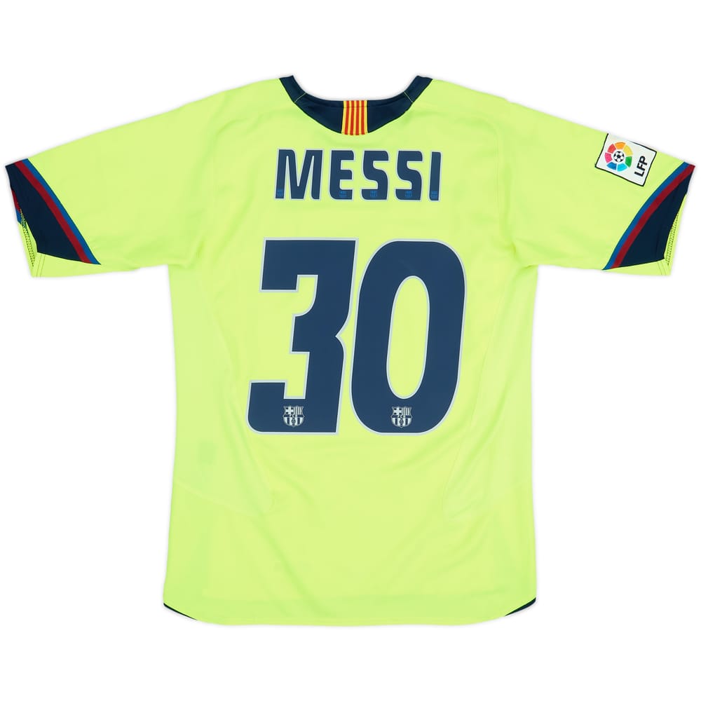 2005-06 Barcelona Away Shirt Messi #30 - 7/10 - (14-15 Years)