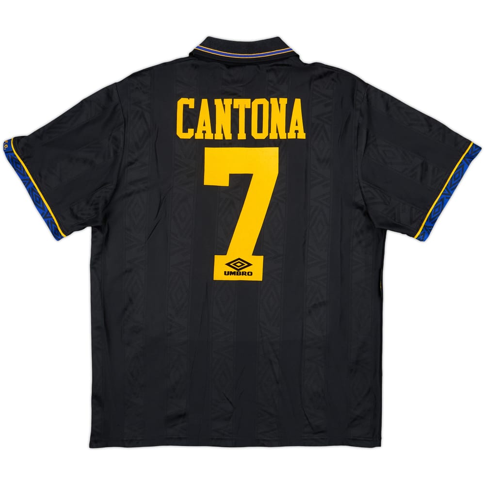 1993-95 Manchester United Away Shirt Cantona #7 - 8/10 - (L)