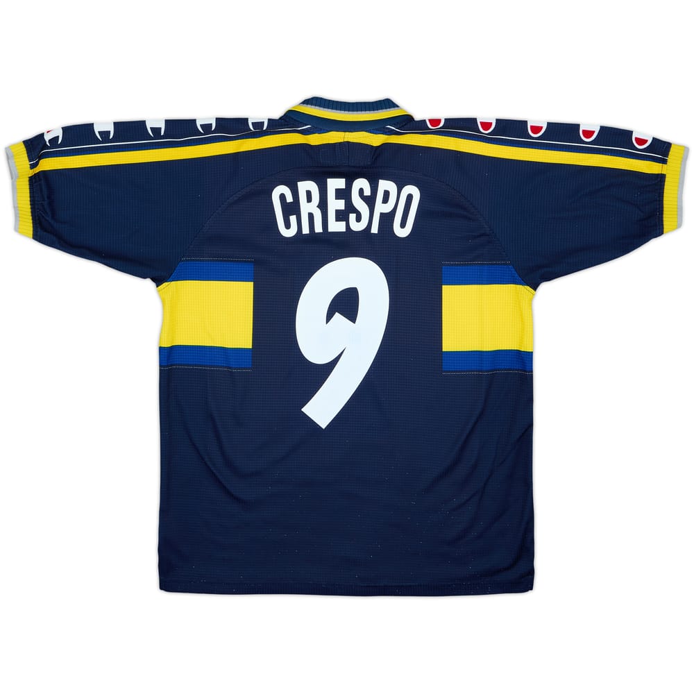 1999-00 Parma Away Shirt Crespo #9 - 6/10 - (L)