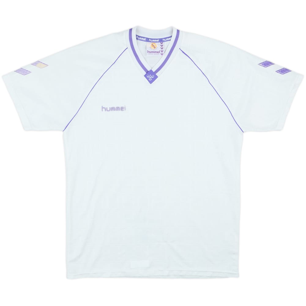 1990-91 Real Madrid Home Shirt - 3/10 - (L)