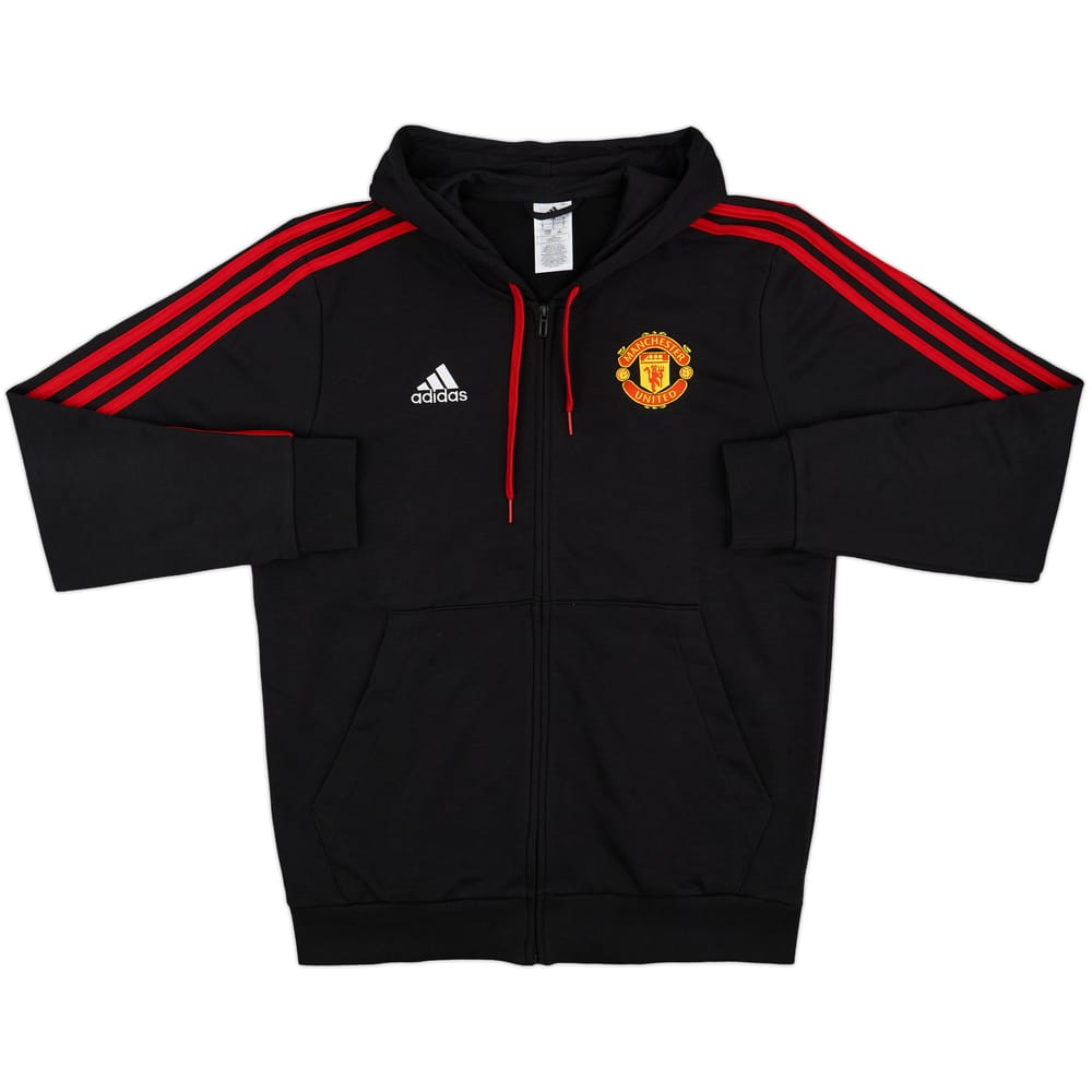 2023-24 Manchester United adidas Hooded Track Jacket - 10/10 - (L)