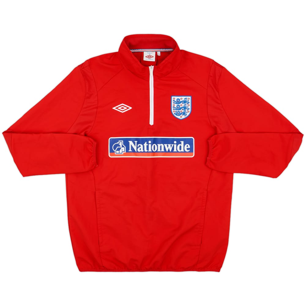2010-11 England Umbro 1/4 Zip Drill Top - 9/10 - (L)