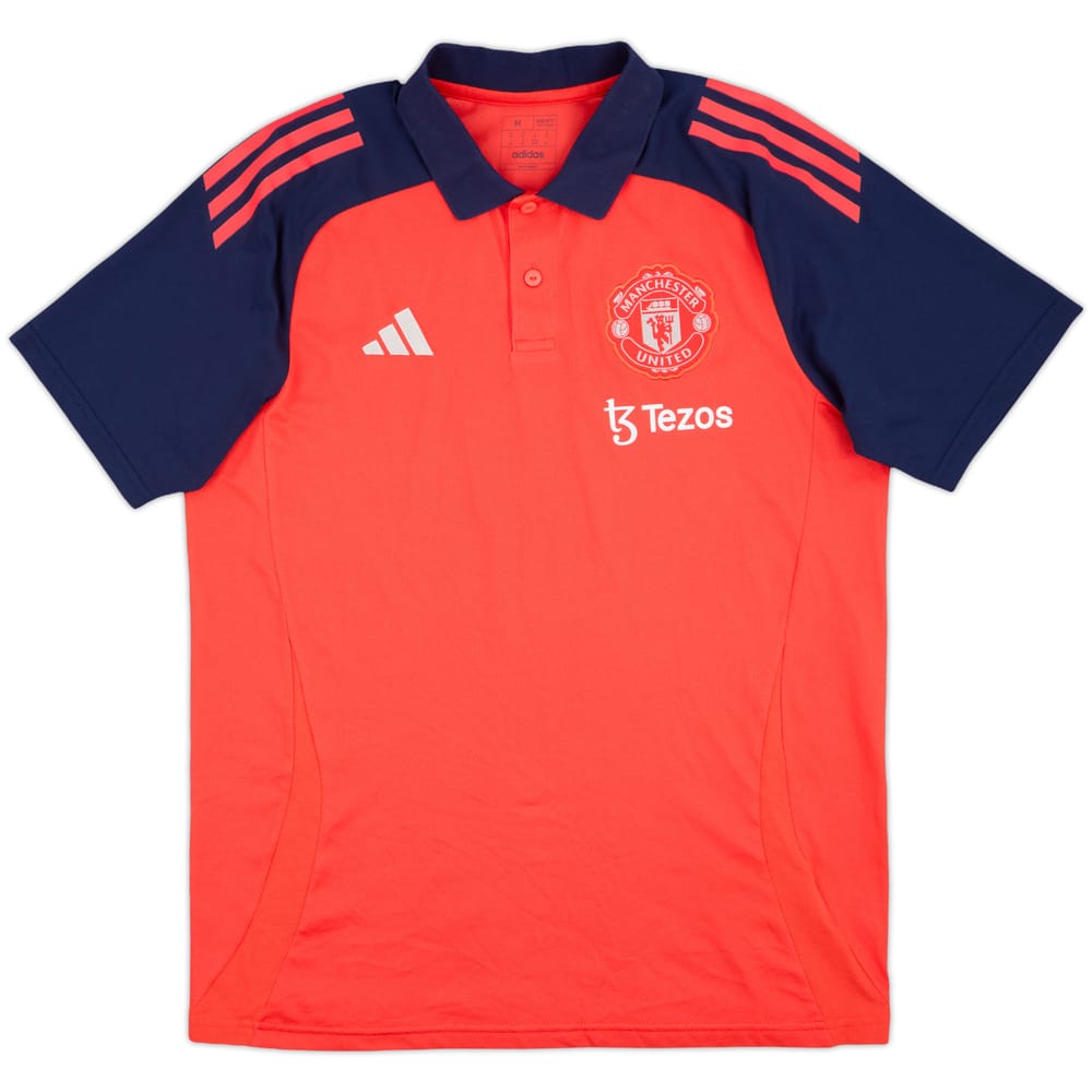 2024-25 Manchester United adidas Polo Shirt - 8/10 - (M)