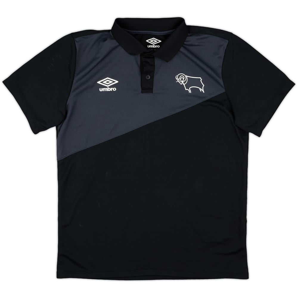 2018-19 Derby County Umbro Polo Shirt - 8/10 - (M)