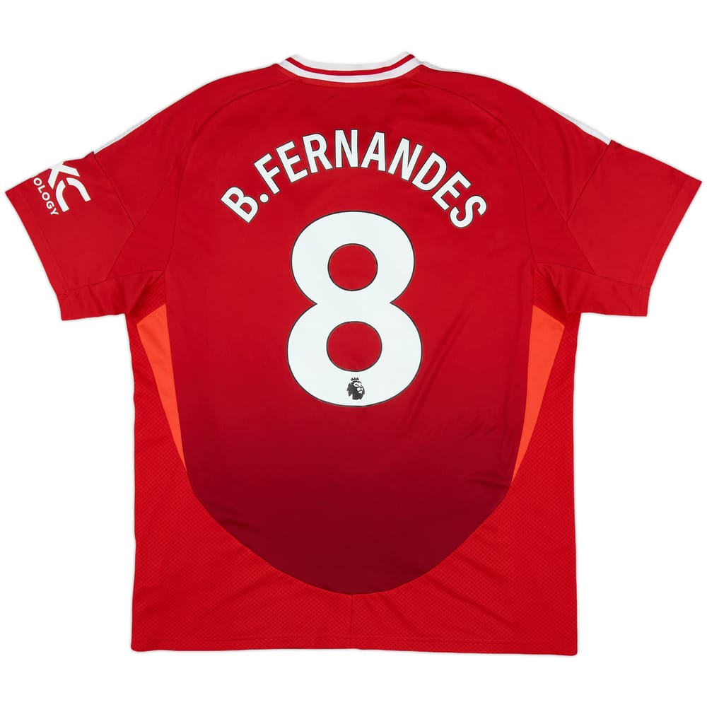 2024-25 Manchester United Home Shirt B.Fernandes #8 - 8/10 - (XL)