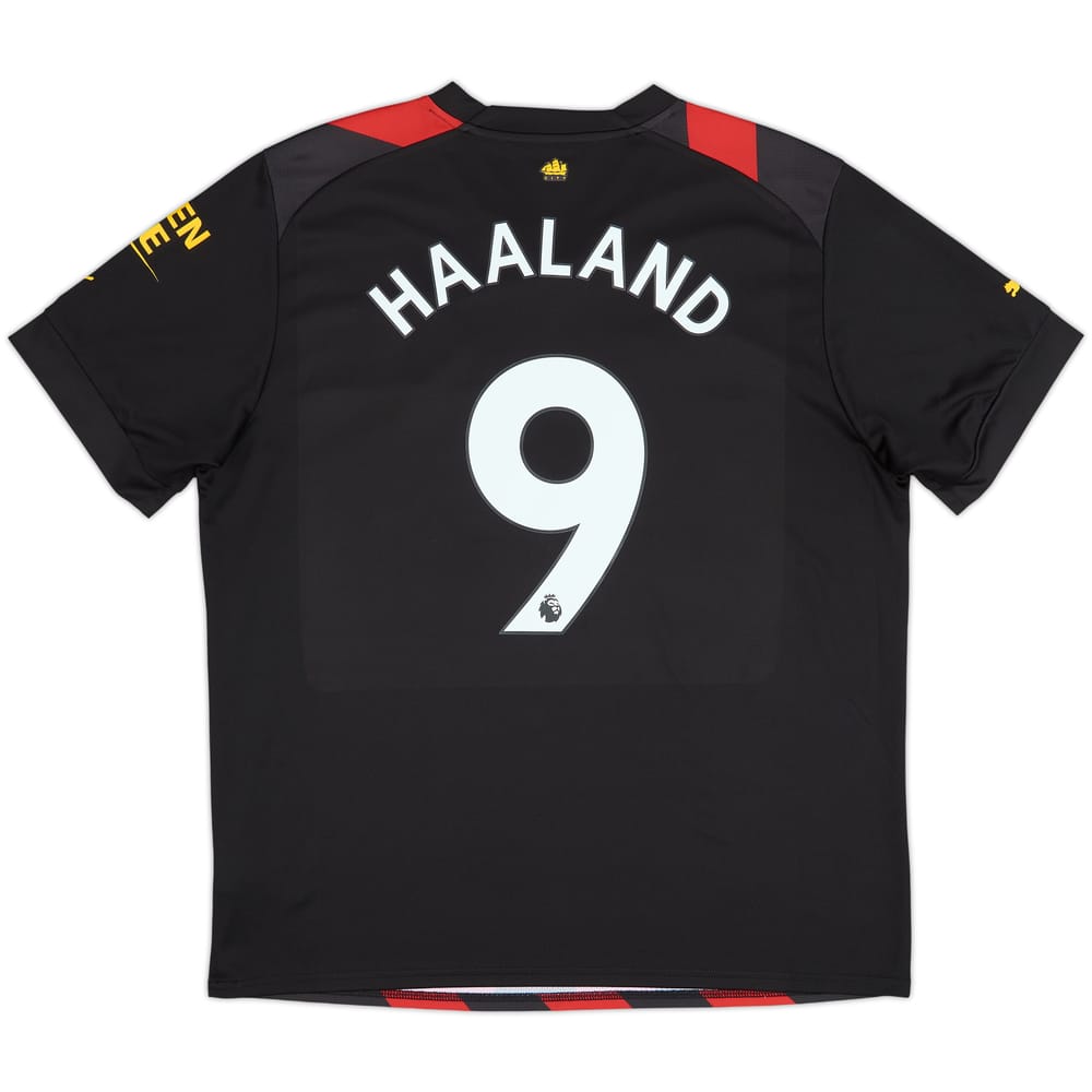 2022-23 Manchester City Away Shirt Haaland #9 - 10/10 - (XL)