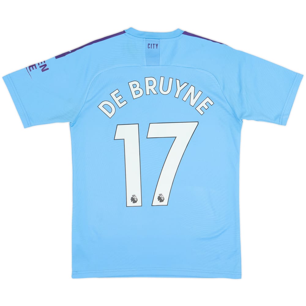 2019-20 Manchester City Home Shirt De Bruyne #17 - 6/10 - (S)