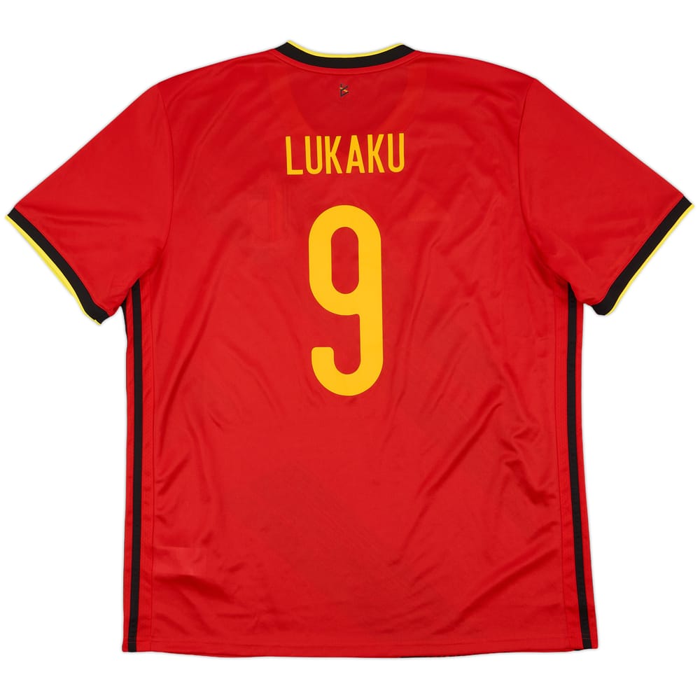 2020-21 Belgium Home Shirt Lukaku #9 - 10/10 - (XL)