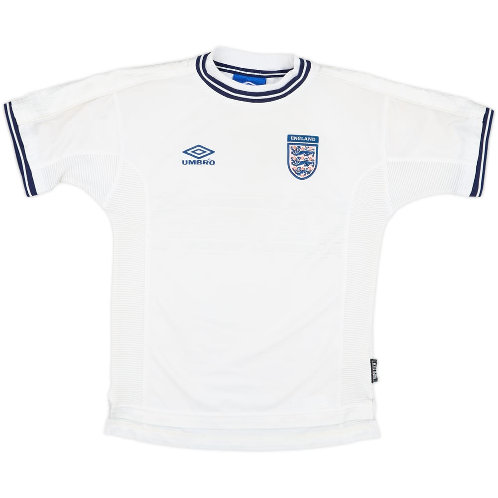 1999-01 England Home Shirt - 8/10 - (L.Boys)