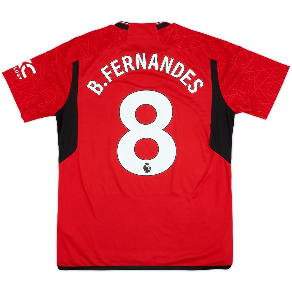 2023-24 Manchester United Home Shirt B.Fernandes #8 - 8/10 - (L)