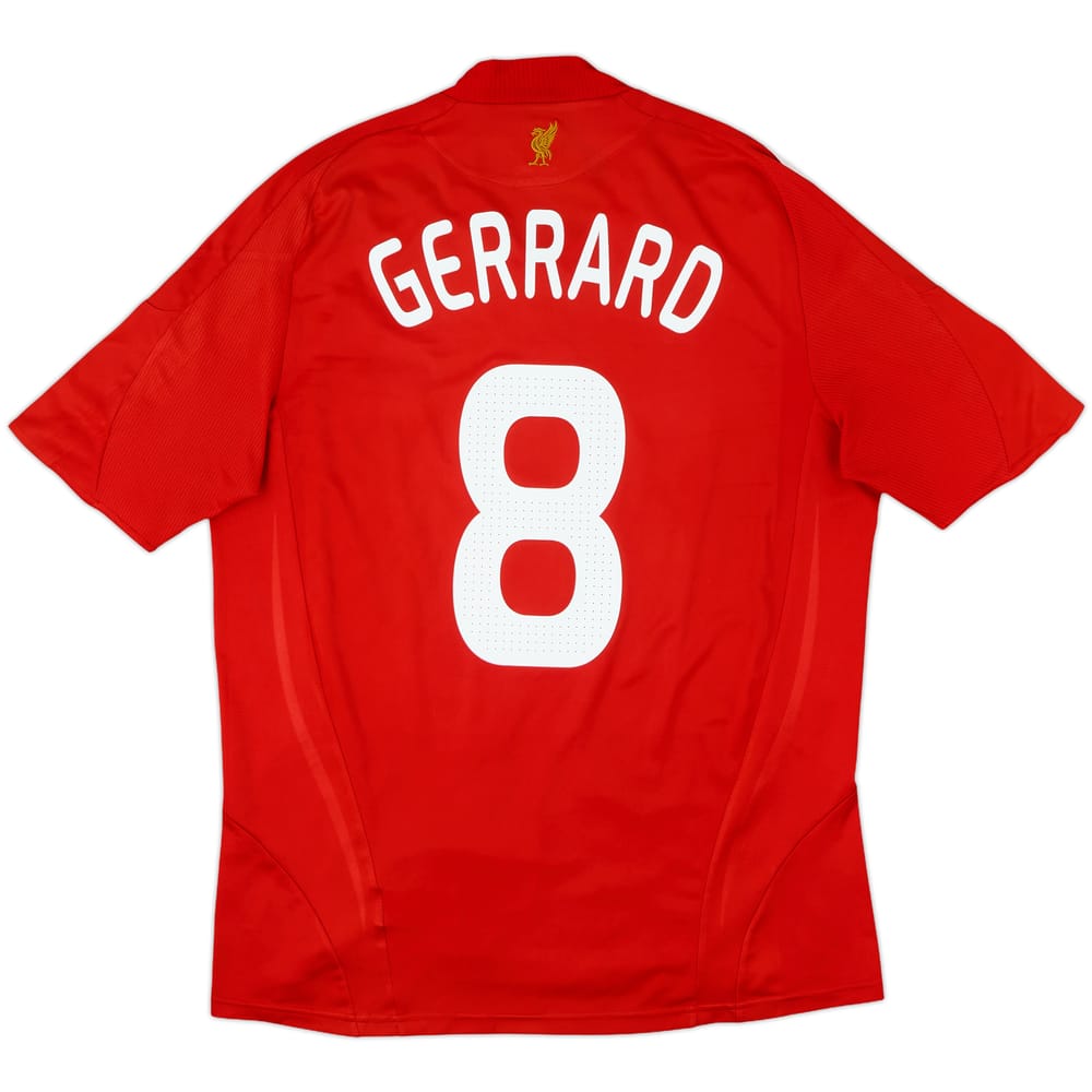 2008-10 Liverpool Home Shirt Gerrard #8 - 5/10 - (L)