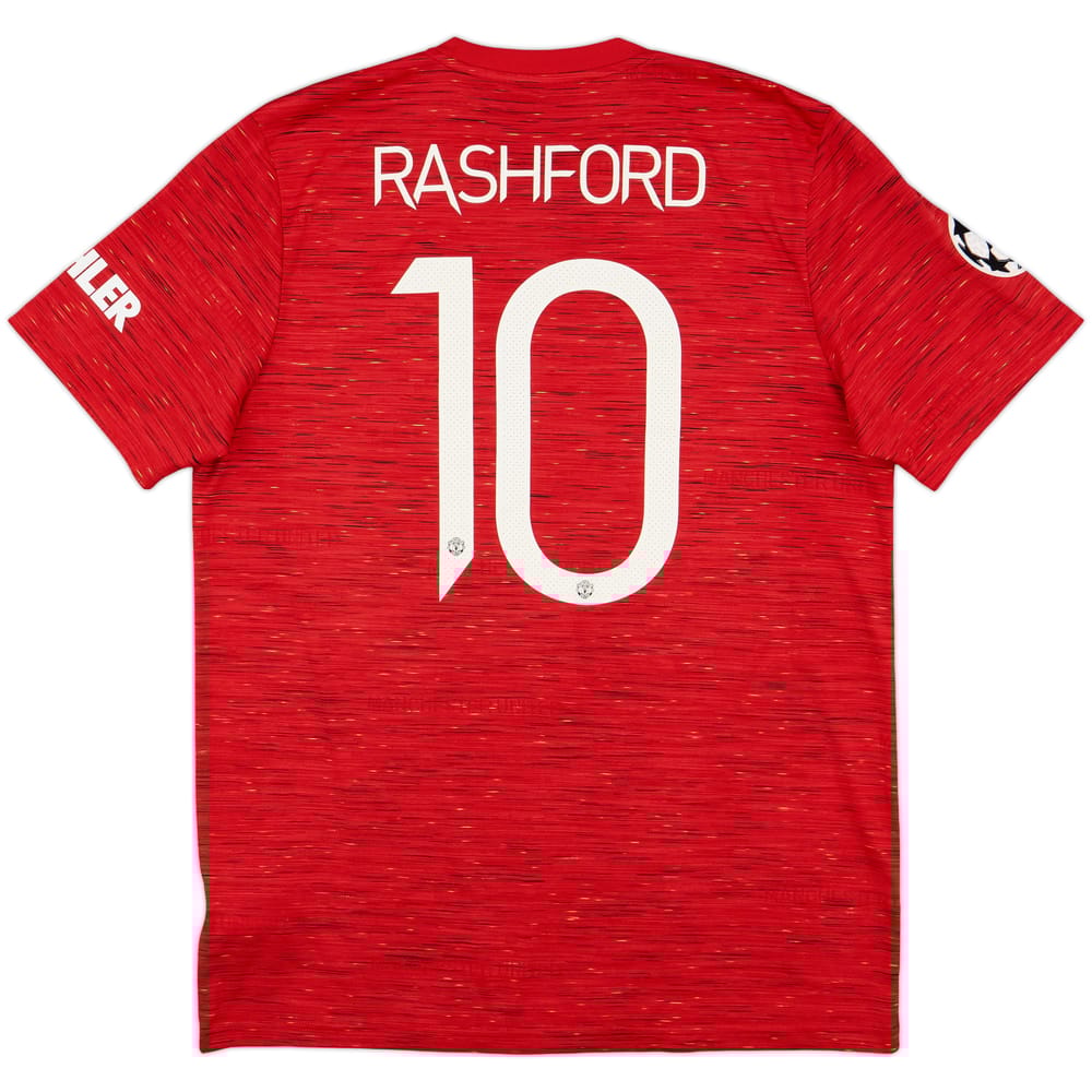 2020-21 Manchester United Home Shirt Rashford #10 - 9/10 - (L)