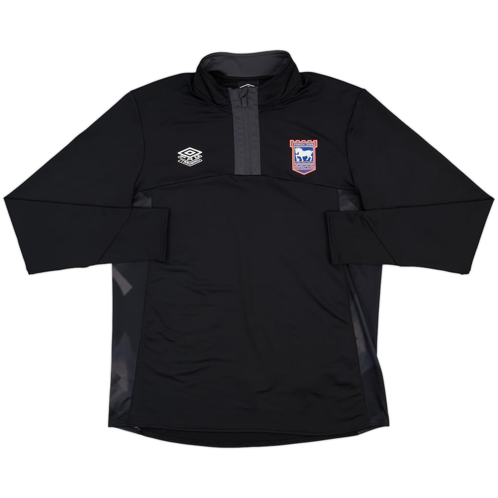 2022-23 Ipswich Umbro 1/4 Zip Sweat Top - 10/10 - (XL)