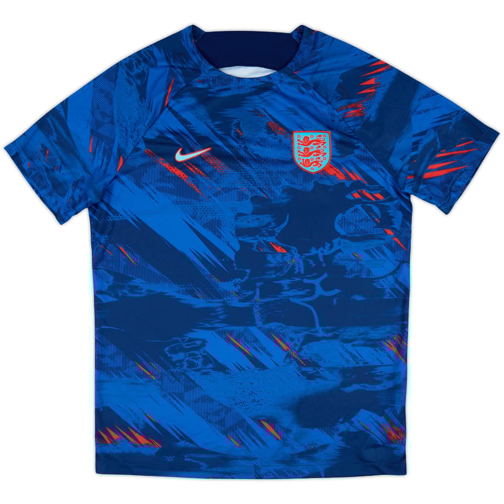 2022 England Nike Pre-Match Shirt - 10/10 - (L)