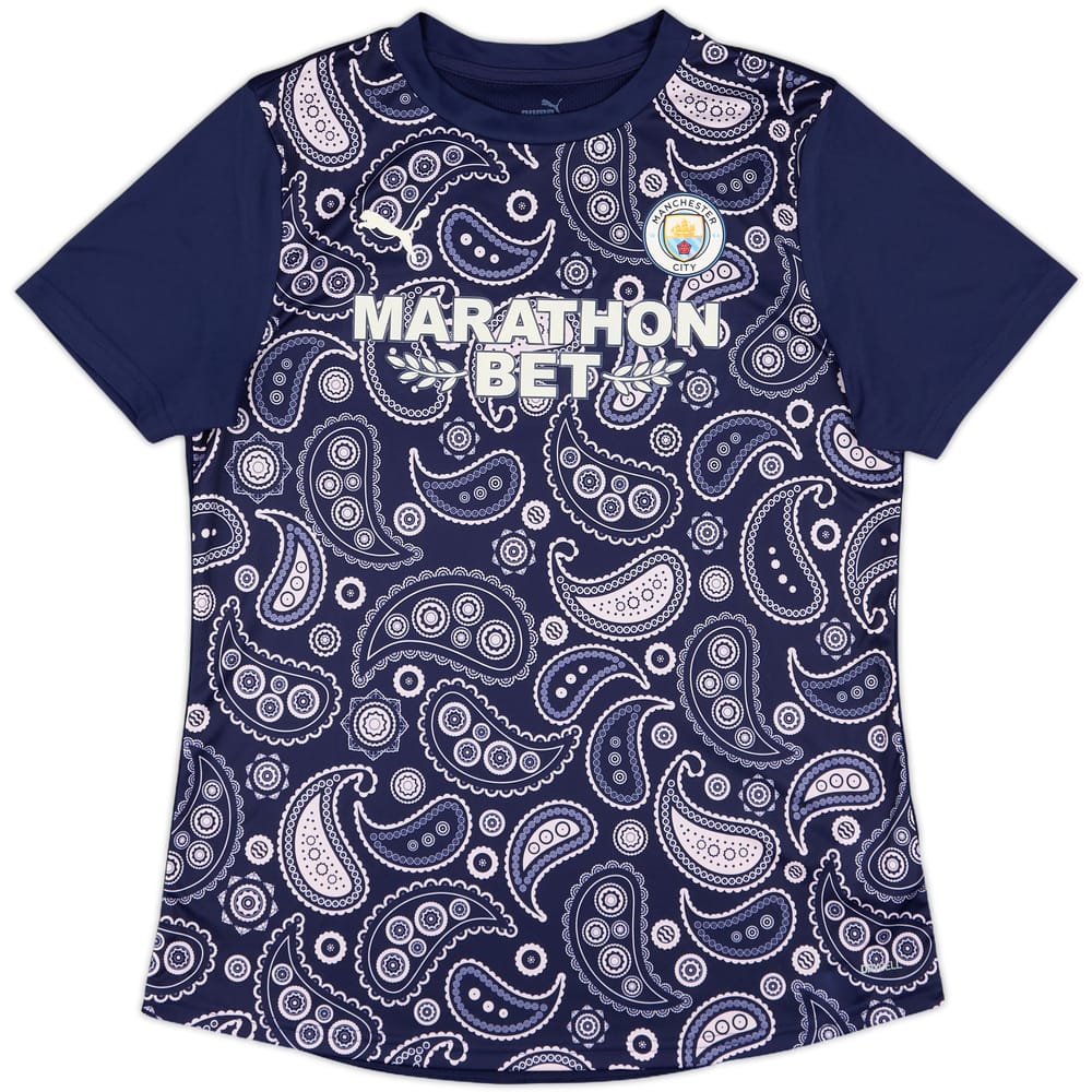 2020-21 Manchster City Puma Training Shirt - 8/10 - (Women's L)