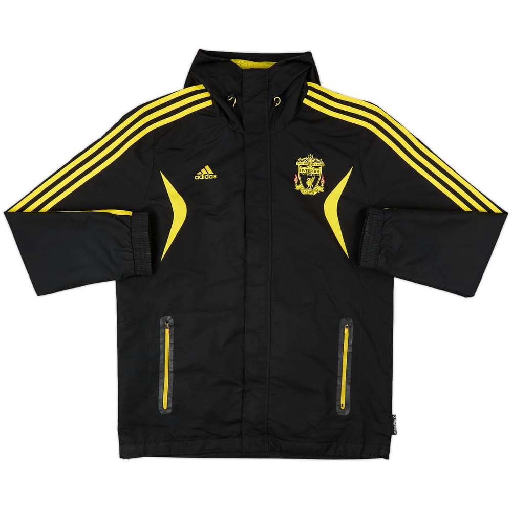 2010-11 Liverpool adidas Hooded Rain Jacket - 8/10 - (M)