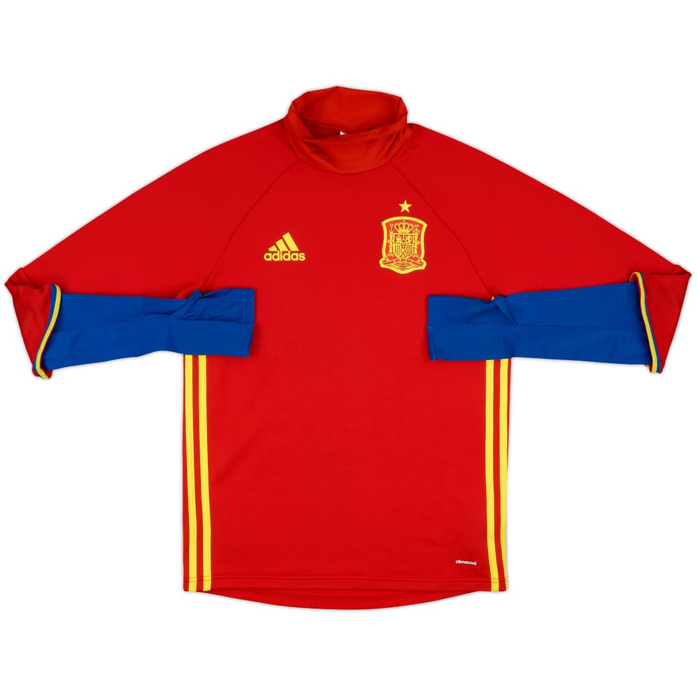 2015-16 Spain adidas Sweat Top - 8/10 - (S)