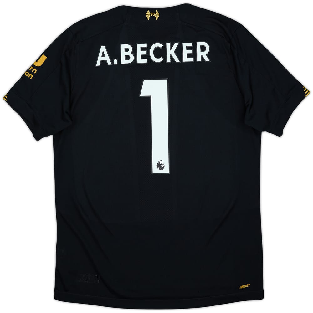 2019-20 Liverpool GK S/S Shirt A.Becker #1 - 9/10 - (M)