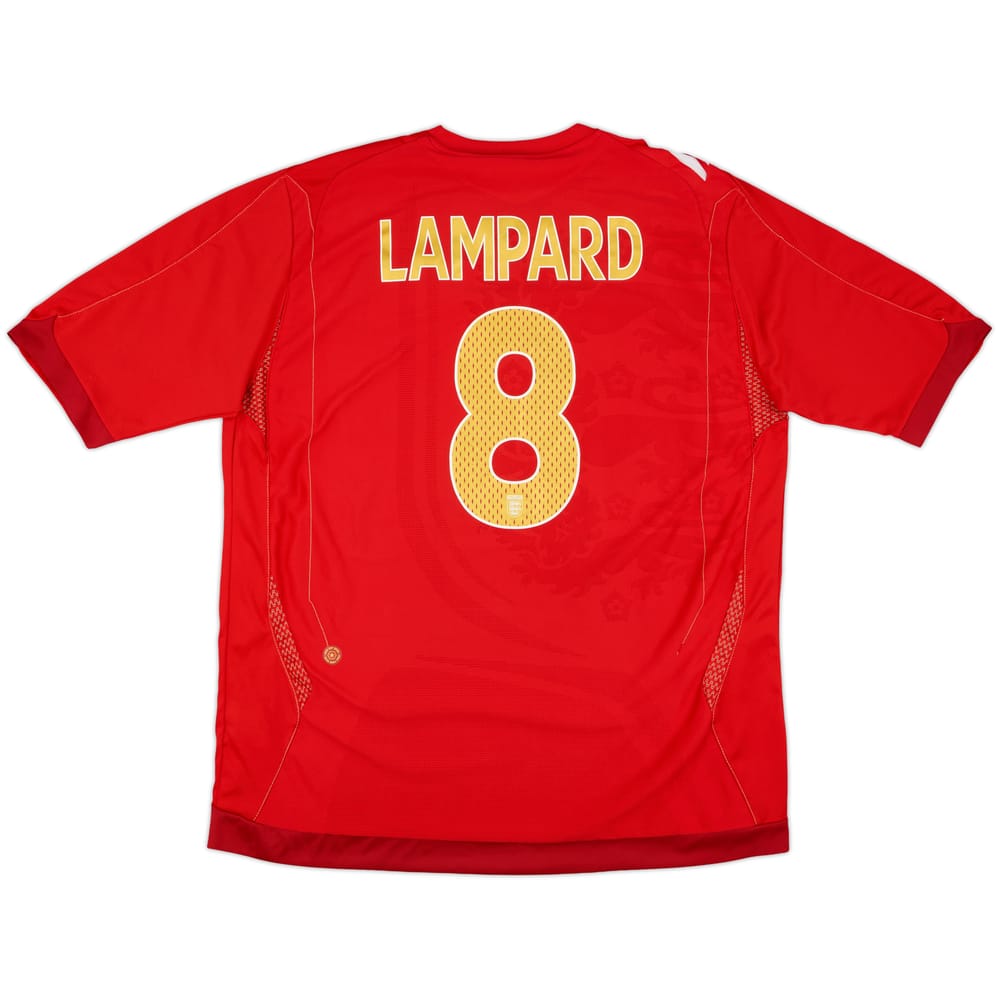 2006-08 England Away Shirt Lampard #8 - 8/10 - (XL)