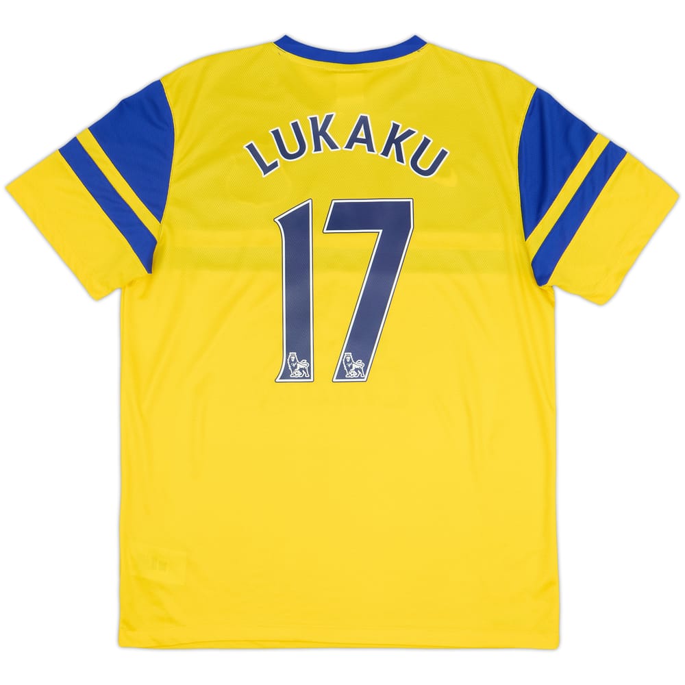 2013-14 Everton Away Shirt Lukaku #17 - 10/10 - (L)