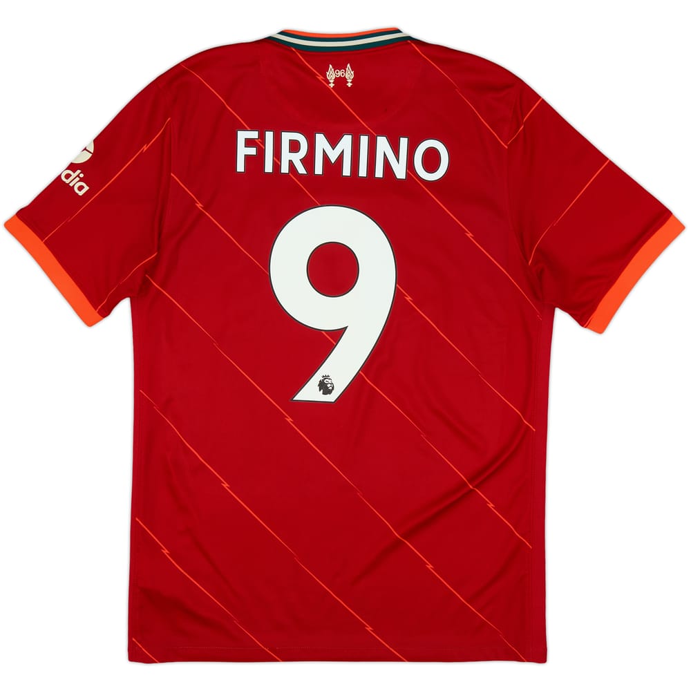 2021-22 Liverpool Home Shirt Firmino #9 - 7/10 - (M)