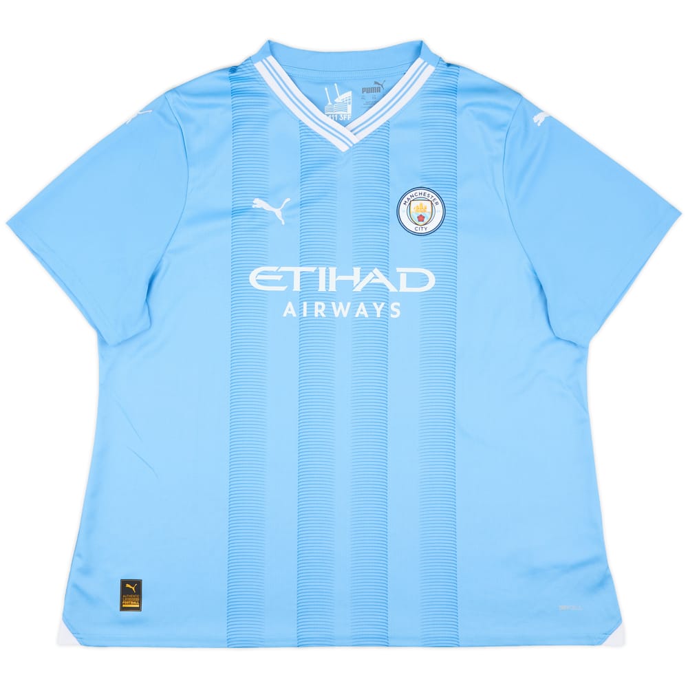 2023-24 Manchester City Home Shirt - 10/10 - (Women's XXL)